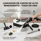 Limpiador a Vapor Portátil 2500W – Alta Presión y Temperatura | Multiusos Hogar y Auto